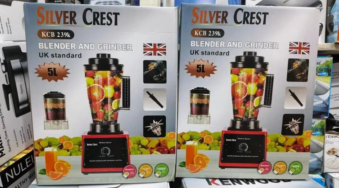 5L 2in1, 10000watts, silver crest blender 8blades