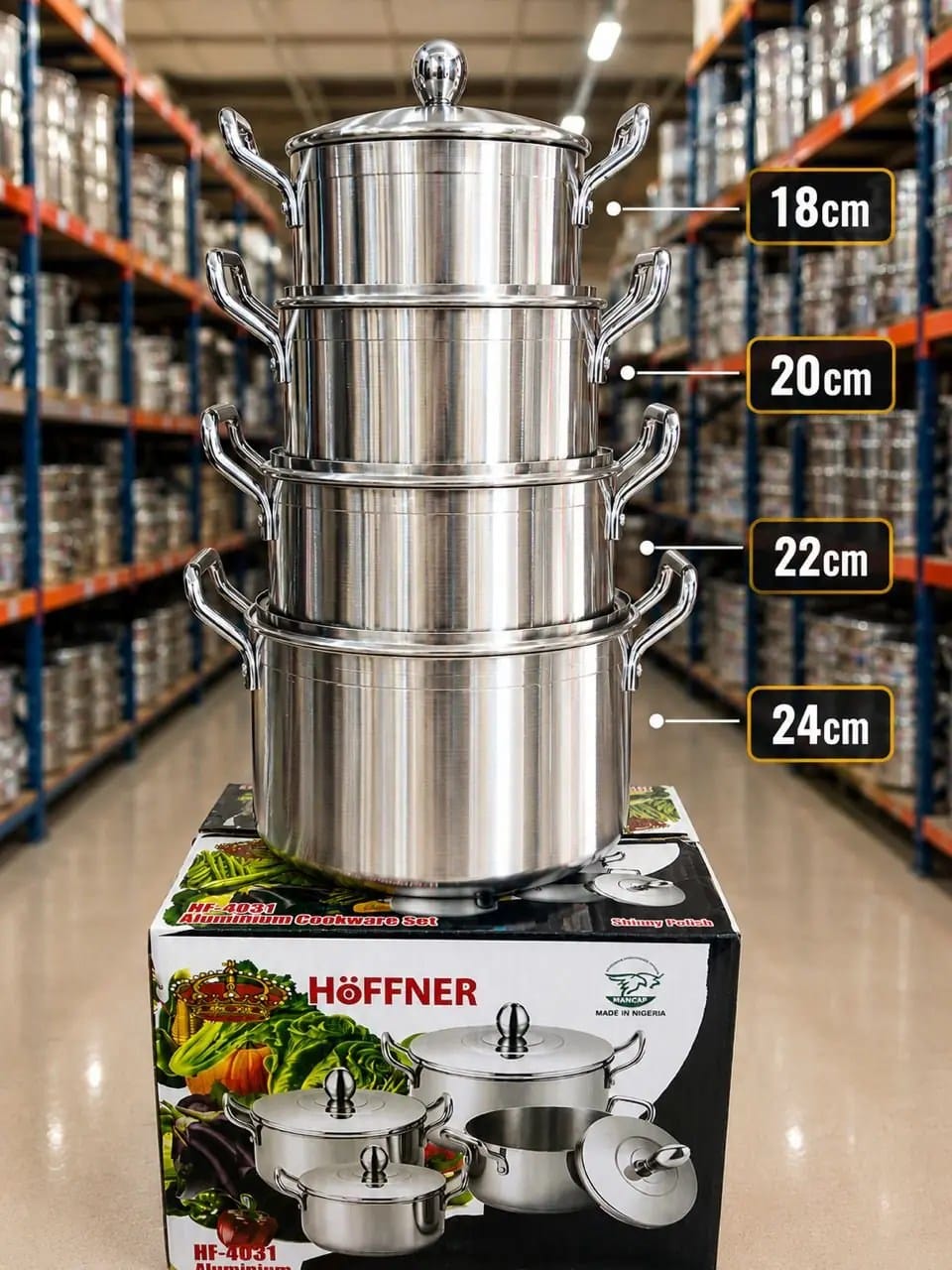 Hf-4031 4pcs set  pot