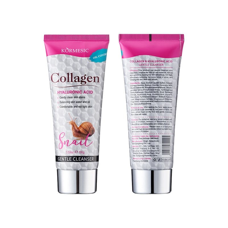 KORMESIC Snail Collagen &amp; Hyaluronic Acid gentle cleanser