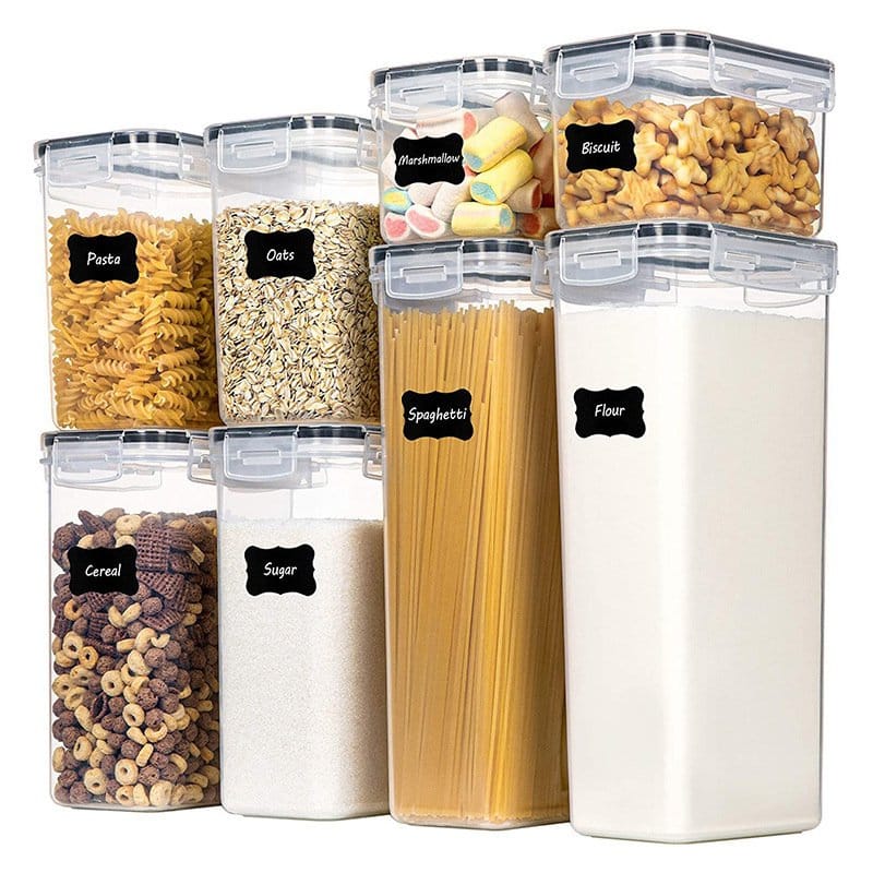 8pcs airtight food storage container set (keep fresh)