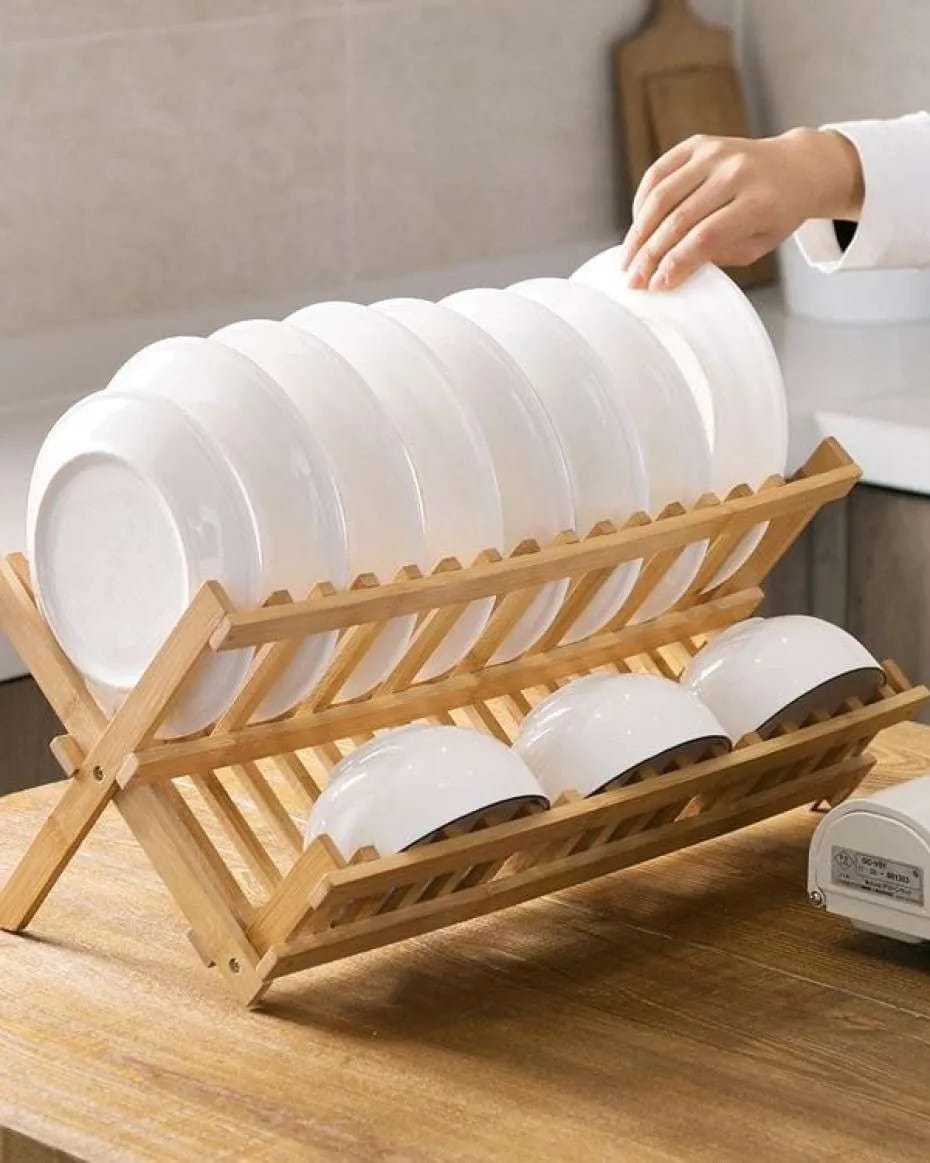 Wooden Plate Rack