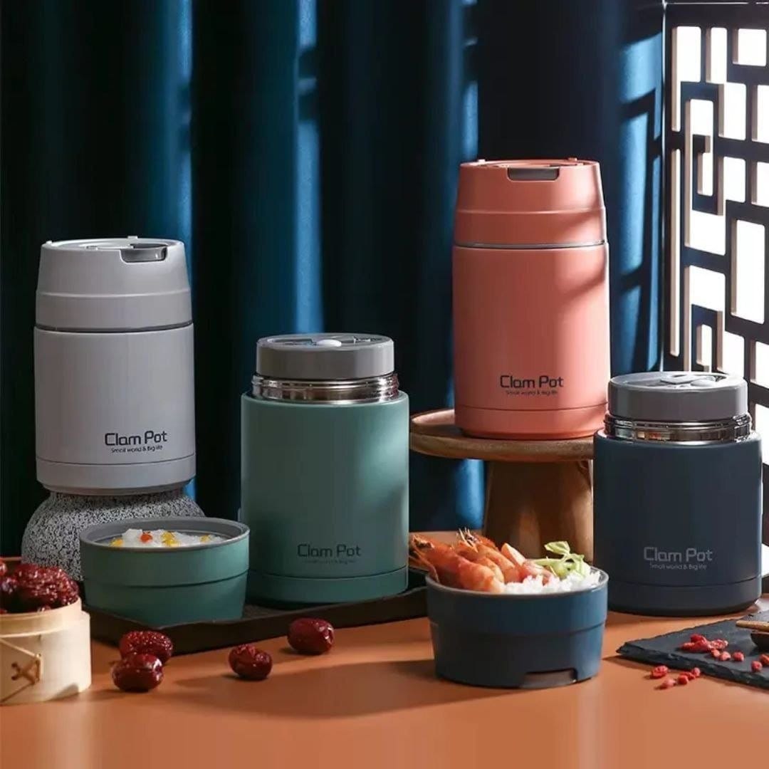 800ml CLAM POT food flask