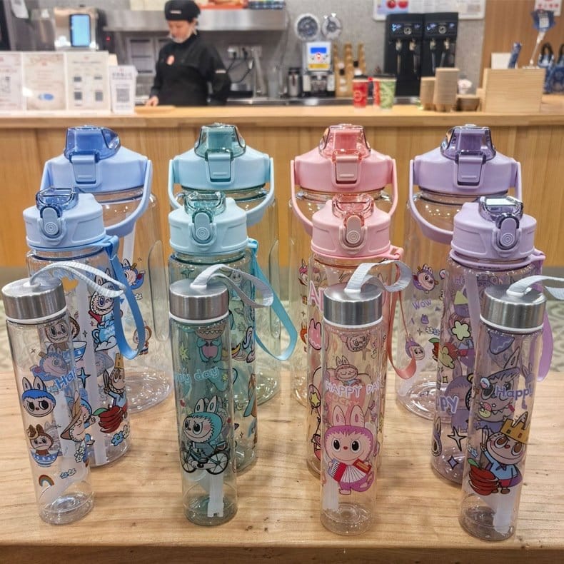 3in1 labubu water bottle