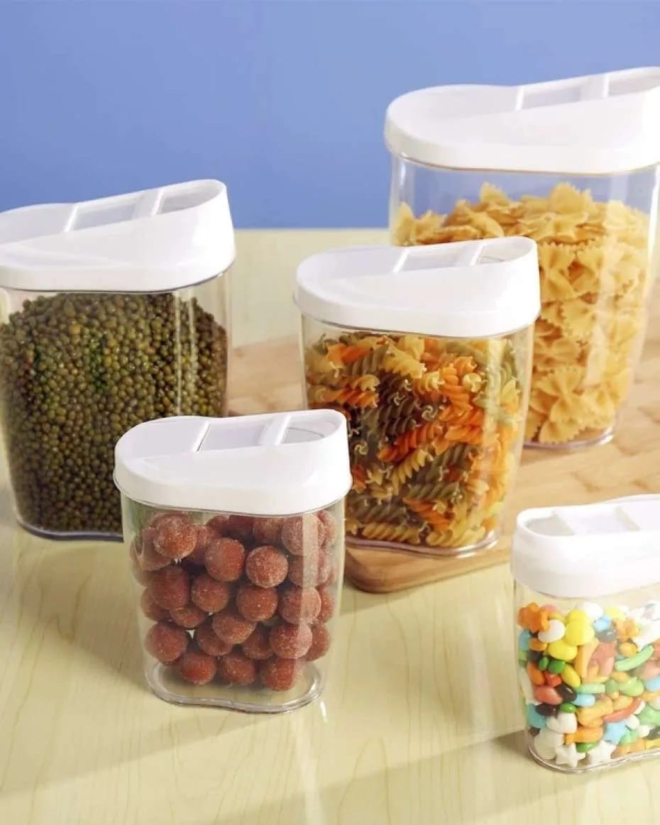 5in1 Kitchen Sealed Freshness Storage Jar