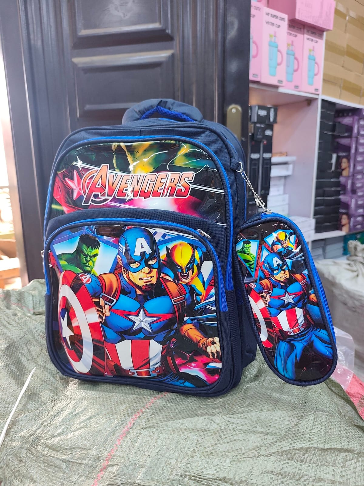 2in1 16inches  3D school bag 4
