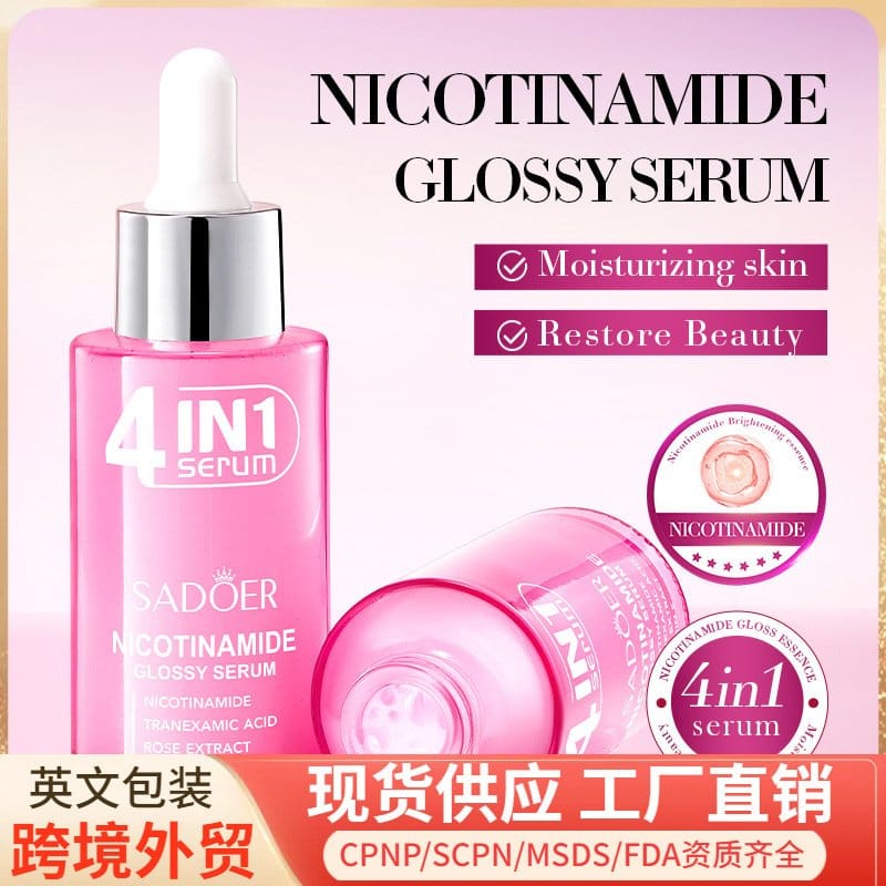 SADOER Niacinamide Glow Serum  Hydrating and Moisturizing.