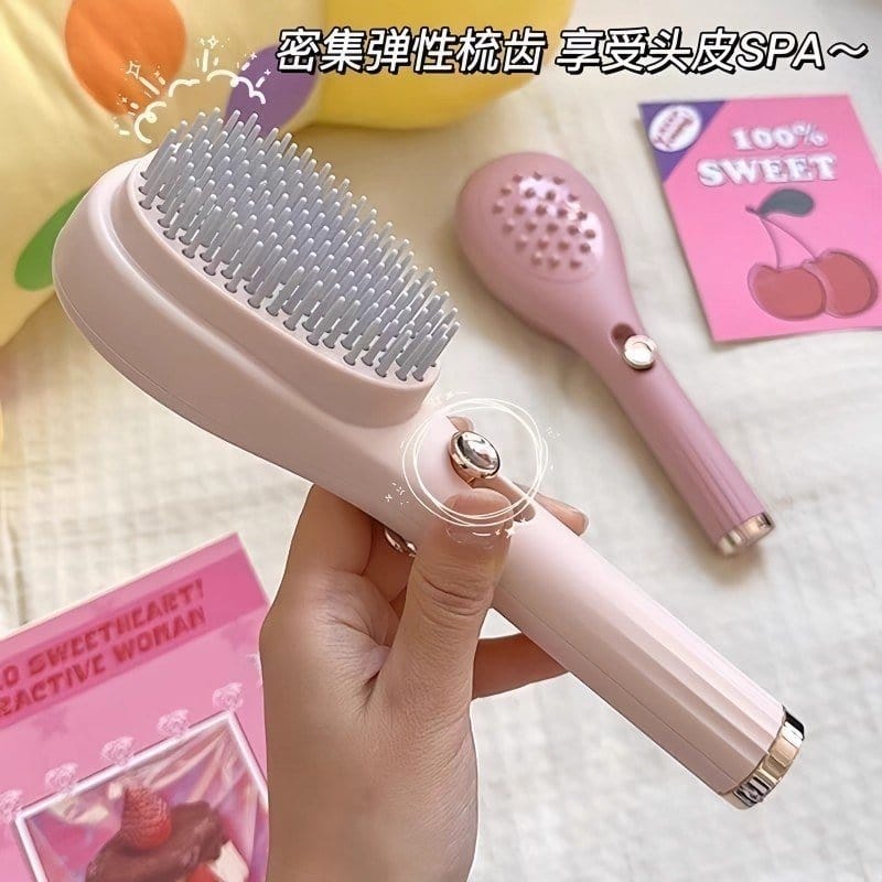 Telescopic massage comb, magic comb for hair and scalp cleansing without damaging hair, anti-static and smoothing comb. 3
