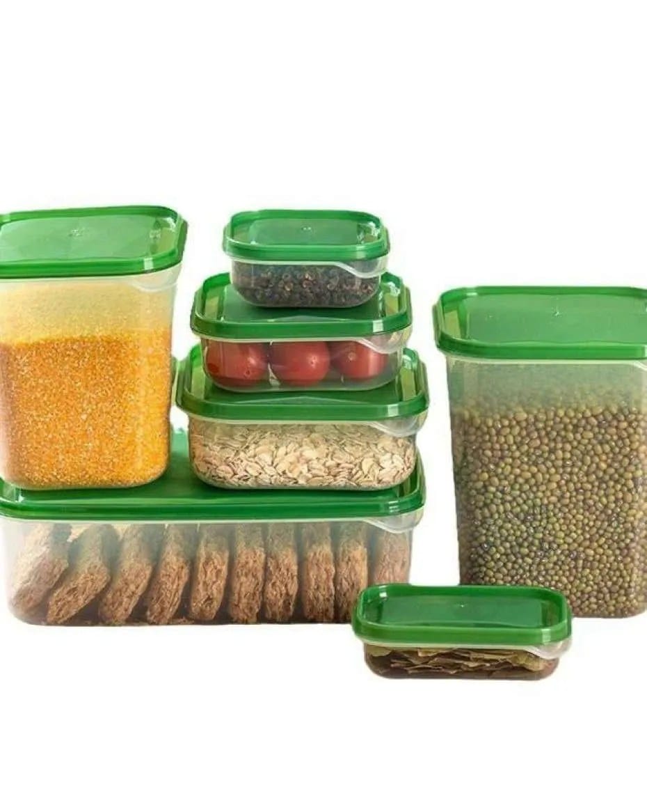 17pcs food storage containers.