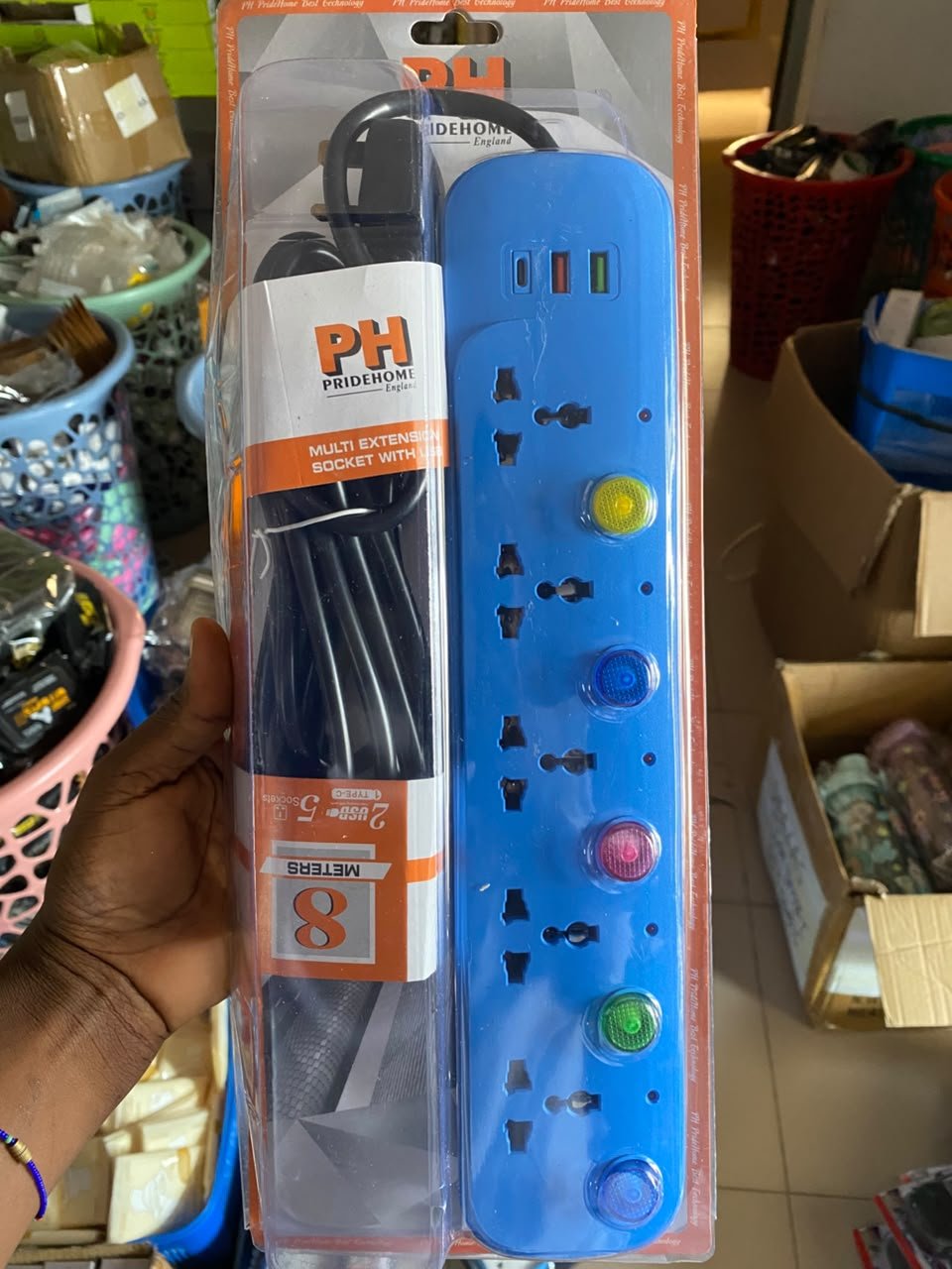 PO5 extension socket