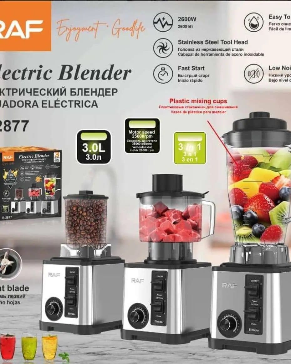 Raf 3 in 1 , 2600w blender/processor