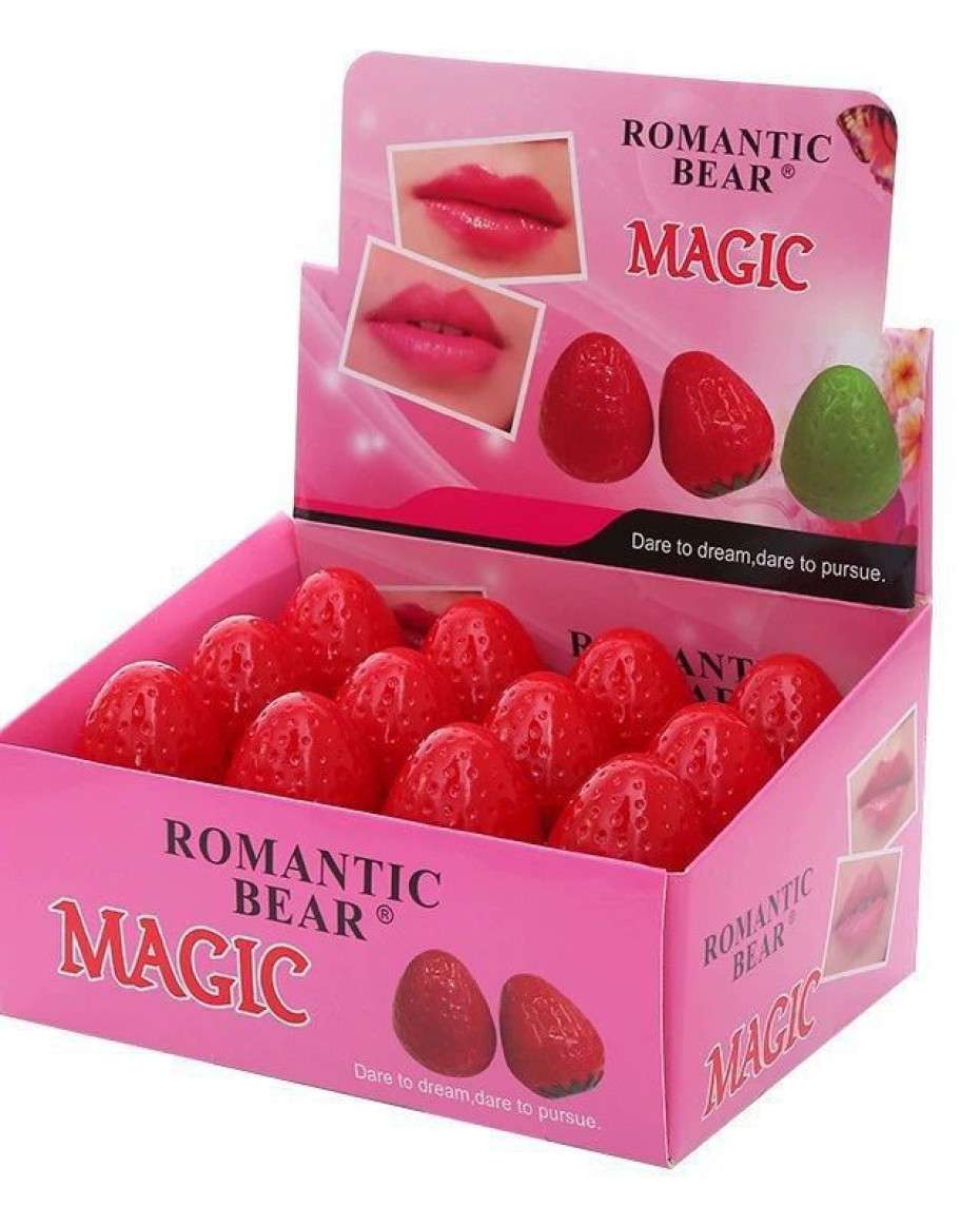 Strawberry Lip Balm.
