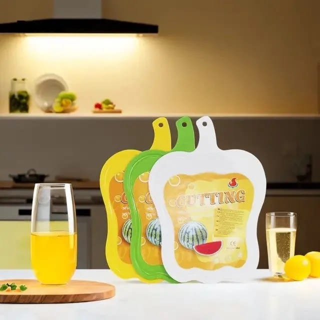 Plastic fruit chaopping board