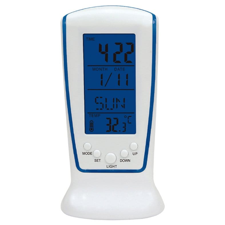 Digital Calendar Temperature Alarm Clock
