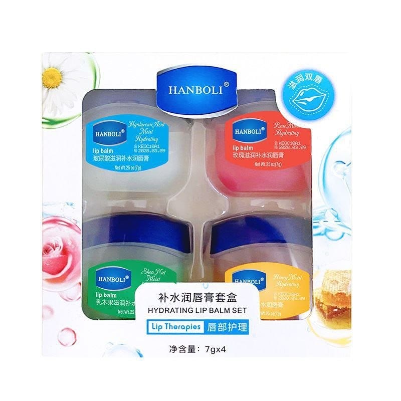 4pcs Lip Balm, Hydrating and Moisturizing Lip Mask for Men and Women, Lip Line Repair, Lip Care.