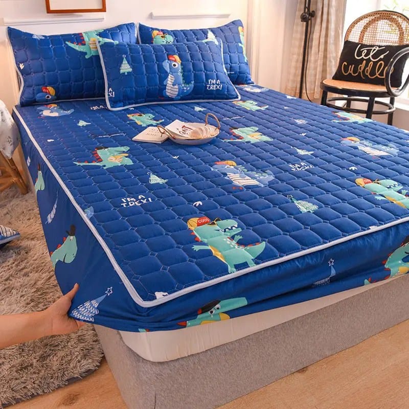 Waterproof bed sheet with 3 pillow cases
6by6 6